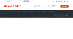 Desktop Screenshot of beyondskin.net
