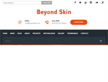 Tablet Screenshot of beyondskin.net