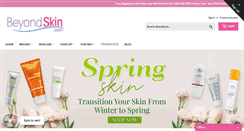 Desktop Screenshot of beyondskin.com